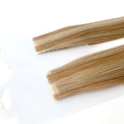 50cm * 8cm * 3cm Βραζιλιάνος Remy διπλή τραβηγμένη ταινία σε επεκτάσεις μαλλιών Τύπος ανθρώπινου μαλλιού