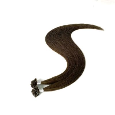 Υπερ διπλό τραβηγμένο βραζιλιάνικο μαλλί U Extensions Blonde 1g/strand Ανθρώπινα μαλλιά Προσυνδεδεμένα
