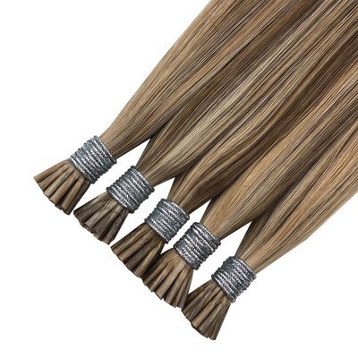 16-24 &quot;Remy Human Hair I Tip Keratin Stick Hair Extension για ευθεία μαλλιά με πολύχρωμο χρώμα