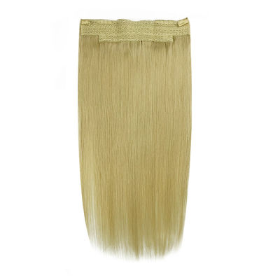 Ινδικά μαλλιά Flip in Hair Fish Wire Hair Extension με ανθρώπινο τρίχωμα Τύπος Halohair-231014