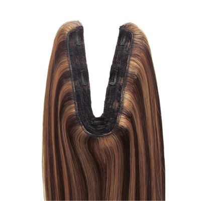 ΗΠΑ Ανθρώπινο μαλλί Topper Virgin Remy U Part Topper Στενή υφή