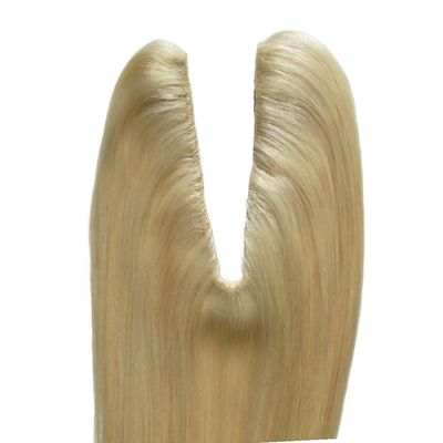ΗΠΑ Ανθρώπινο μαλλί Topper Virgin Remy U Part Topper Στενή υφή