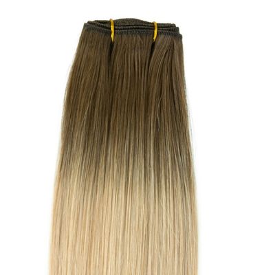 24 ιντσών Muti-Color Ανθρώπινα μαλλιά Remy μαλλιά μηχανή πλέξιμο ραμμένο πλέξιμο για την απαίτηση σας