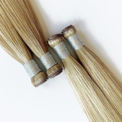 Remy Hair Genius Weft Hair Extensions Invisible Single Weft Double Draw Custom Colors (Κατασκευασμένα χρώματα)