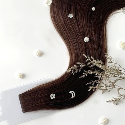 Διπλής όψεως Remy Full Cuticle Tape Hair Slim Tape σε 3 μήνες Τεμπών Διεύρυνση ζωής