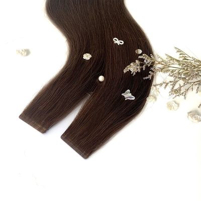 Διπλής όψεως Remy Full Cuticle Tape Hair Slim Tape σε 3 μήνες Τεμπών Διεύρυνση ζωής
