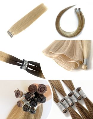 Διπλό Τραβηγμένο Genius Επεκτάσεις Μαλλιών 100g/πακέτο Μεταφορά με FedEx/DHL/Aramex/TNT