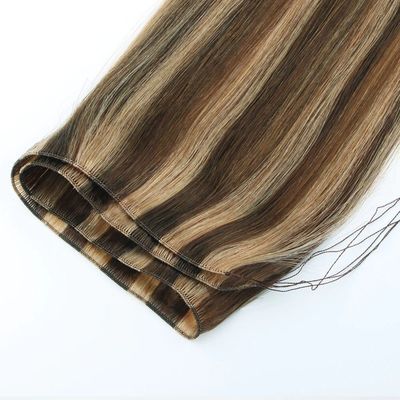 0.300kg Πακέτο βάρος Εγγυημένα Ρωσική παρθένα Remy Hair Weft Επεκτάσεις χωρίς μπλέξιμο