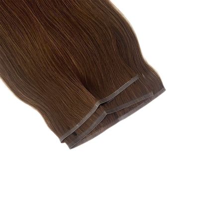 Διπλό χρώμα Muti-Drawn Indian Remy Hair Extension με απρόσκοπτη χειροποίητη συνδεμένη δερματική πλέξη PU