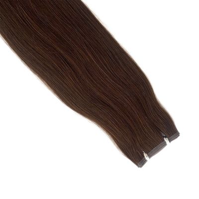 Διπλό χρώμα Muti-Drawn Indian Remy Hair Extension με απρόσκοπτη χειροποίητη συνδεμένη δερματική πλέξη PU