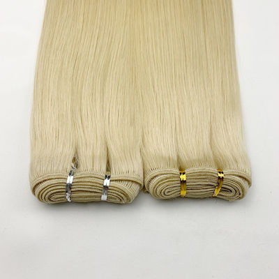 Διπλό τραβηγμένο τρίχωμα Ρωσικά Remy Hair Extensions Στενό στυλ