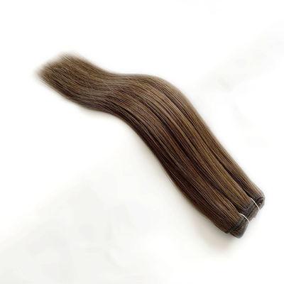 Πλήρης πληρωμή Βραζιλίας Hair Weft επέκτασης Remy ανθρώπινη τρίχα ευθεία Weft βαμμένο χρώμα