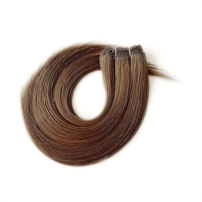 Πλήρης πληρωμή Βραζιλίας Hair Weft επέκτασης Remy ανθρώπινη τρίχα ευθεία Weft βαμμένο χρώμα