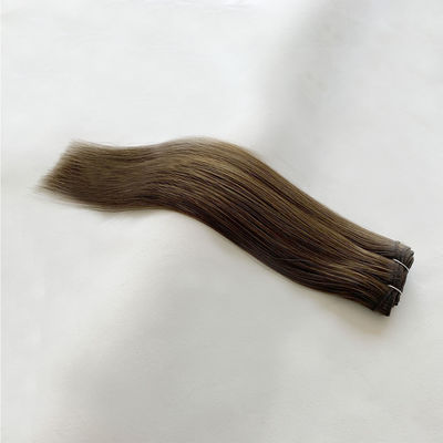 Πλήρης πληρωμή Βραζιλίας Hair Weft επέκτασης Remy ανθρώπινη τρίχα ευθεία Weft βαμμένο χρώμα
