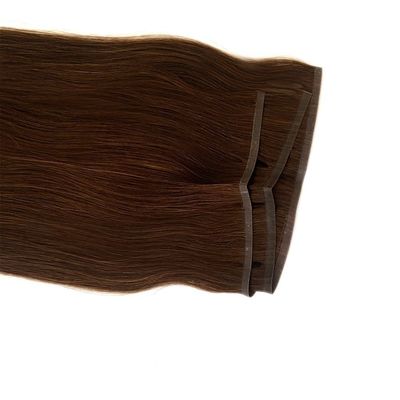 Muti Color Remy Hair Extensions 100% Περουβιανό επίπεδο τρίχωμα ανθρώπινο τρίχωμα με δέρμα PU τρίχωμα
