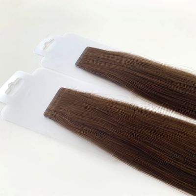 Χωρίς ραφή Virgin Hair Tape σε επέκτασης Προσαρμοσμένο αίτημα Προσαρμογή 18 μήνες Ζωή