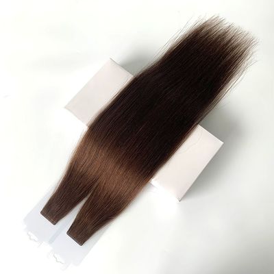 Χωρίς ραφή Virgin Hair Tape σε επέκτασης Προσαρμοσμένο αίτημα Προσαρμογή 18 μήνες Ζωή