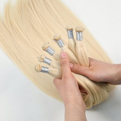 50.00cm * 8.00cm * 3.00cm Μέγεθος πακέτου Genius Weft Remy 12A Προσαρμογές μαλλιών