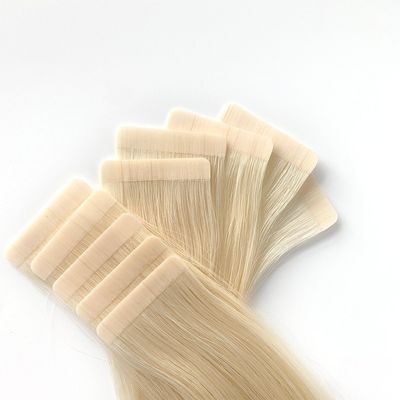 Διπλή τραβήχτηκε ξανθιά ανθρώπινη ταινία hair extensions πωλητές μαλλιών με εκτιμώμενο χρόνο παράδοσης
