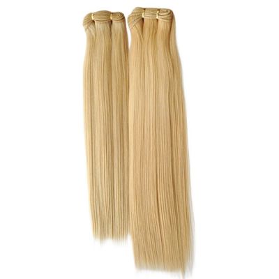 Διπλή τραβήχτηκε ξανθιά Remy Weft ανθρώπινες επεκτάσεις τρίχας γρήγορη αποστολή και προσιτή τιμή