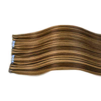 Πλήρης Κουτίκλ 100 Virgin Remy Human Hair Tape Ins Επέκτασης για προσυνδεδεμένη ταινία στυλ