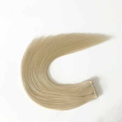 Βραζιλιανό Virgin Remy Ανθρώπινα μαλλιά PU Weft Thin Skin Weft Double Face Stick επέκταση
