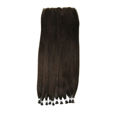 IT-20189 Μη επεξεργασμένο 100% παρθένο I tip hair extension shedding χωρίς κερατίνη προσυνδεδεμένο