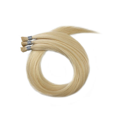 Προσυνδεδεμένα στυλ U-Tip και I-Tip Hair Extensions Διπλό τραβηγμένο ιταλικό κερατινικό ανθρώπινο μαλλί