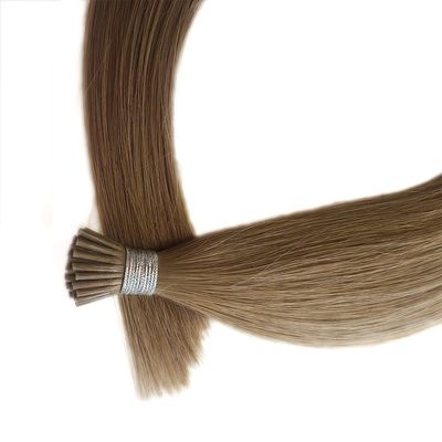 Προσυνδεδεμένα στυλ U-Tip και I-Tip Hair Extensions Διπλό τραβηγμένο ιταλικό κερατινικό ανθρώπινο μαλλί