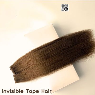 100% Remy Tape Hair Straight Brazalian Human Hair Επέκταση ανθρώπινων μαλλιών 20 ιντσών Προσαρμοσμένο αίτημα