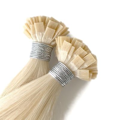 Προσαρμοσμένα Προσυνδεδεμένα Flat Tip Hair Extensions Ρωσικά Remy 100% Ευρωπαϊκά Μαλλιά K Tip