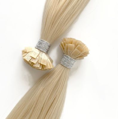 Προσαρμοσμένα Προσυνδεδεμένα Flat Tip Hair Extensions Ρωσικά Remy 100% Ευρωπαϊκά Μαλλιά K Tip