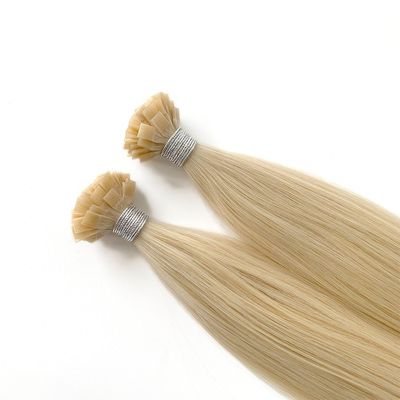 Προσαρμοσμένα Προσυνδεδεμένα Flat Tip Hair Extensions Ρωσικά Remy 100% Ευρωπαϊκά Μαλλιά K Tip