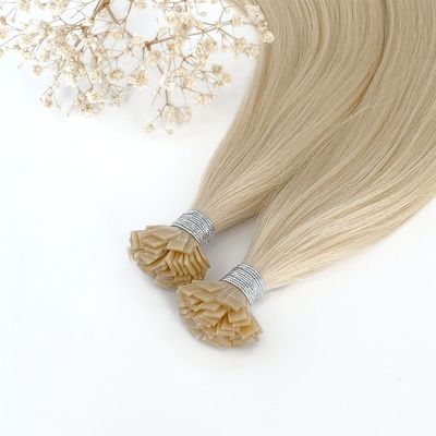 Προσαρμοσμένα Προσυνδεδεμένα Flat Tip Hair Extensions Ρωσικά Remy 100% Ευρωπαϊκά Μαλλιά K Tip