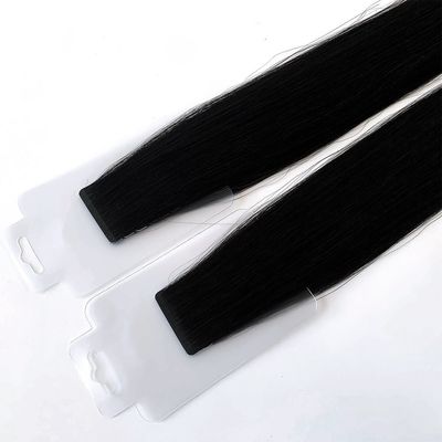 Αόρατη χωρίς συγκόλληση ταινία Hair Extensions Stick Προσυνδεδεμένα Βραζιλιάνικα μαλλιά