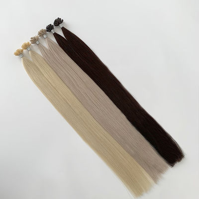 UT-23502 Muti-Color U/Nail Tip Ανθρώπινες επεκτάσεις μαλλιών Χωρίς σύγχυση Χωρίς απόρριψη 1g/νήμα