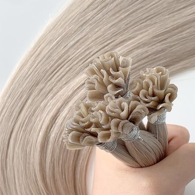 UT-23502 Muti-Color U/Nail Tip Ανθρώπινες επεκτάσεις μαλλιών Χωρίς σύγχυση Χωρίς απόρριψη 1g/νήμα