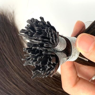 Βραζιλιανή παρθένα ανθρώπινη τρίχα Y Tip Dropshipping Hair επέκταση με διπλή αναλογία σύρσης