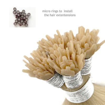 TNT Μεταφορά ανθρώπινων μαλλιών ευθεία T Tip Y Tip Hair Extensions με σχεδιασμό