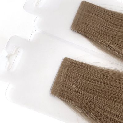 Muti-Color Europe Virgin 100% Ανθρώπινη τρίχα Κουτιτούλα ευθυγραμμισμένη αόρατη ταινία στα ανθρώπινα μαλλιά