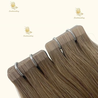 Μακροχρόνιες ταινίες για τα μαλλιά Remy Hair Tape Hair Extensions 200 συσκευασίες / χαρτοκιβώτιο Ταινίες διάρκεια ζωής 3 μήνες