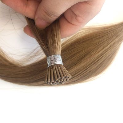 55.00cm * 10.00cm * 5.00cm Μέγεθος πακέτου Ρωσικές προ-συνδεδεμένες επεκτάσεις μαλλιών I-tip