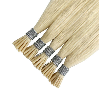 Προσυνδεδεμένο Stick I Tip Hair Extensions Ιταλία Strong Glue Cuticle Intact Remy Hair Grade