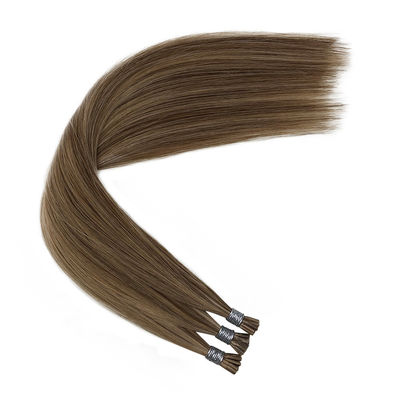 30 Ημερών Επιστροφή 1g/νήμα Κερατίνη Stick I Tip Ανθρώπινες επεκτάσεις τρίχας διπλό τραβήχτηκε ομαλή