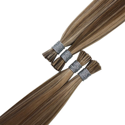 30 Ημερών Επιστροφή 1g/νήμα Κερατίνη Stick I Tip Ανθρώπινες επεκτάσεις τρίχας διπλό τραβήχτηκε ομαλή