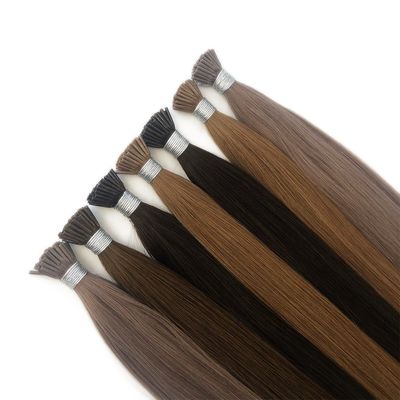 Διπλό τραβήχτηκε Remy Κερατίνη Hair Extensions 1g/strand 0,200kg Συσκευή Ακαθάριστο βάρος