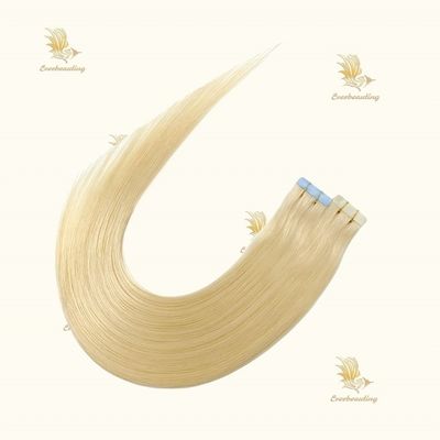 12Α Βαθμός Ξανθός χρώμα ταινία Hair Extensions χωρίς μπλεξίματα και οικονομικά προσιτά για χωρίς μπλεξίματα μαλλιά