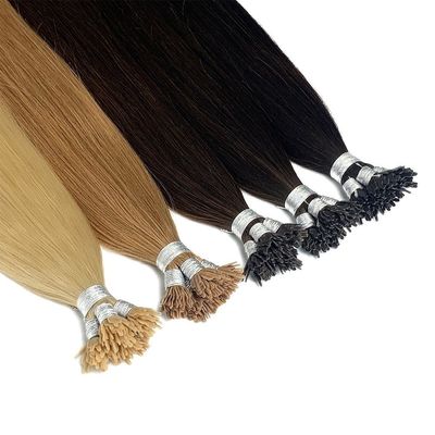 Εναρμονισμένη με την αλεύρι κουτίκουλα Remy Full Cuticle Flat and Stick Fan Tip Hair για διαφορετικούς τύπους μαλλιών