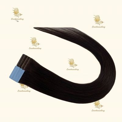 Remy Hair Super Double Draw Cuticle Περουβιανή χειροδεμένη ταινία σε επεκτάσεις ανθρώπινης τρίχας