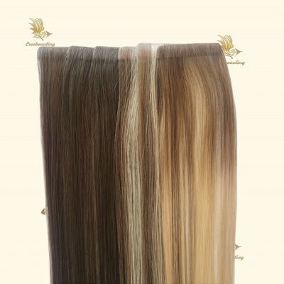 7.5*70cm Remy Hair Διπλή τραβήχτηκε αόρατη ταινία σε επεκτάσεις υφή ευθεία / Bodywave
